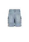 Blue Seven Mini Boy Denim Cargo Short, Blue