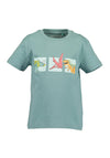 Blue Seven Mini Boy Dino Short Sleeve Tee, Green