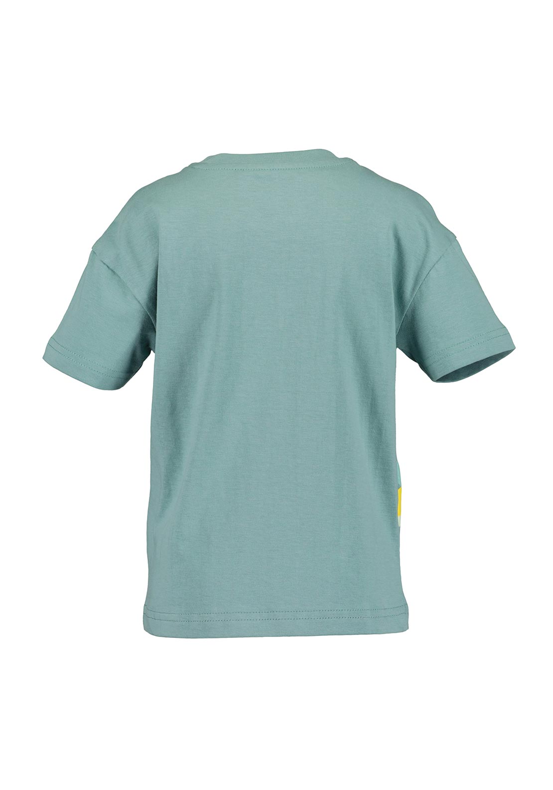 Blue Seven Mini Boy Sequin Dino Short Sleeve Tee, Green