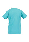 Blue Seven Mini Boy Tractor Track Short Sleeve Tee, Blue