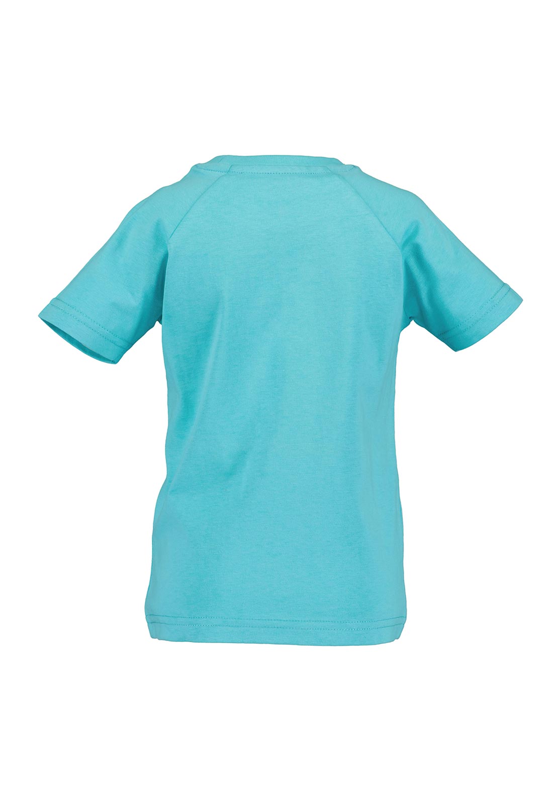 Blue Seven Mini Boy Tractor Track Short Sleeve Tee, Blue