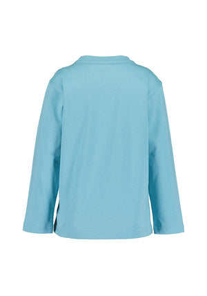 Blue Seven Mini Boy Dino Print Long Sleeve Top, Blue