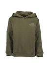 Blue Seven Mini Boy Monster Truck Hoodie, Green