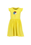 Blue Seven Mini Girl Ice Cream Short Sleeve Dress, Yellow