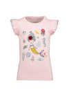 Blue Seven Mini Girl Mermaid Short Sleeve Tee, Pink