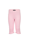 Blue Seven Mini Girl Ribbed Capri Short, Pink