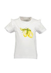 Blue Seven Mini Girl Lemon Frill Sleeve Tee, White
