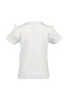 Blue Seven Mini Girl Lemon Frill Sleeve Tee, White