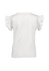 Blue Seven Mini Girl Swing Short Sleeve Tee, White