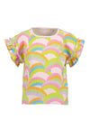 Blue Seven Mini Girl Rainbow Short Sleeve Tee, Multi