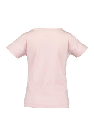 Blue Seven Mini Girl Chalkboard Unicorn Short Sleeve Tee, Pink