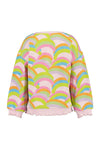 Blue Seven Mini Girl Rainbow Long Sleeve Sweater, Multi