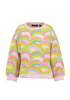 Blue Seven Mini Girl Rainbow Long Sleeve Sweater, Multi