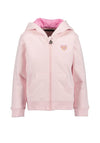 Blue Seven Mini Girl Long Sleeve Full Zip Hoodie, Pink