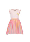 Blue Seven Mini Girl Tulle Rainbow Dress, Pink