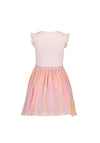 Blue Seven Mini Girl Tulle Rainbow Dress, Pink