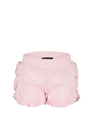 Blue Seven Mini Girl Frill Shorts, Light Pink