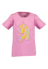 Blue Seven Mini Girl Unicorn Ombre Short Sleeve Tee, Pink