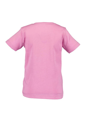 Blue Seven Mini Girl Unicorn Ombre Short Sleeve Tee, Pink