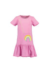 Blue Seven Mini Girl Rainbow Pocket Dress, Pink