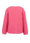 Blue Seven Mini Girl Butterflies Long Sleeve Sweater, Pink