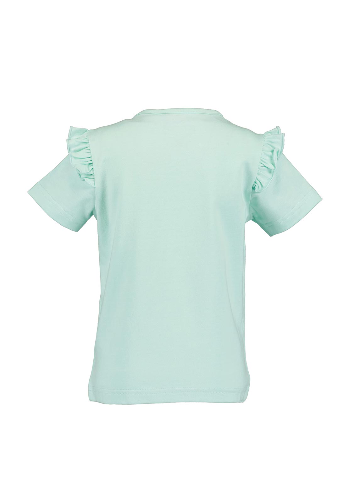 Blue Seven Mini Girl Lemon Bike Frill Sleeve Tee, Green