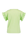 Blue Seven Mini Girl Rainbow Short Sleeve Tee, Green