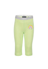 Blue Seven Mini Girl Rainbow Capri Legging, Green