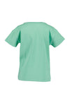 Blue Seven Mini Girl Butterfly Detail Short Sleeve Tee, Green