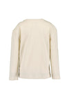 Blue Seven Mini Girl Teddy Long Sleeve Top, Cream