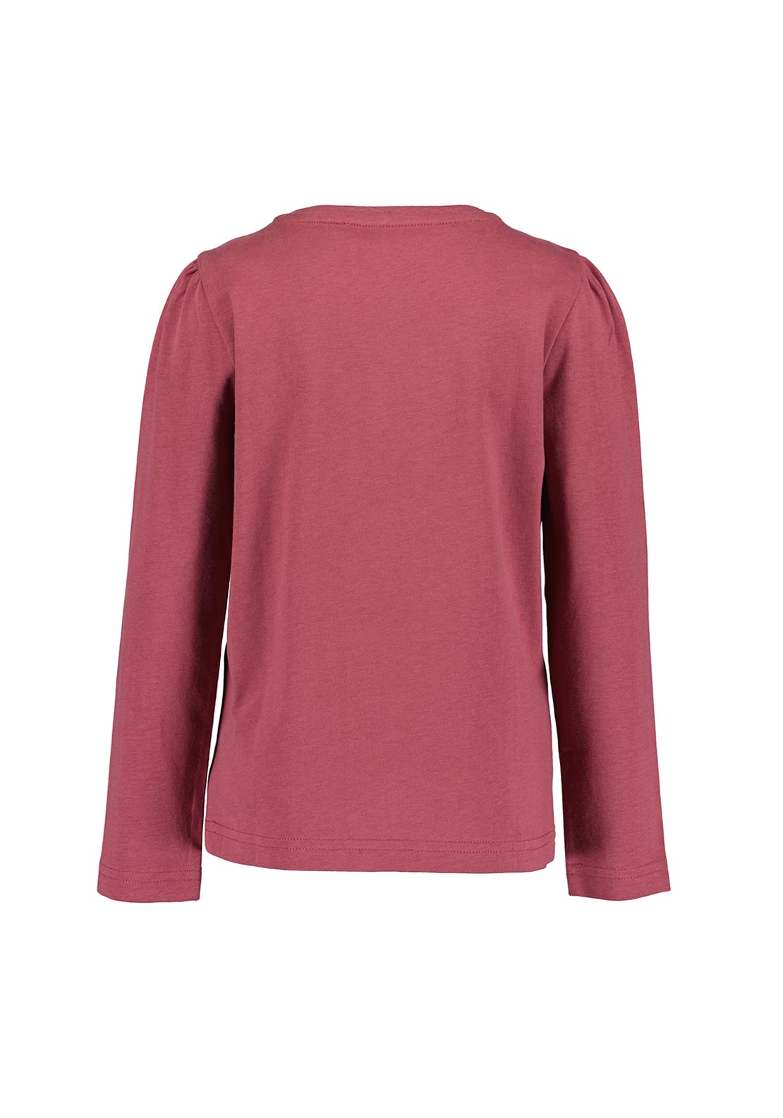 Blue Seven Mini Girl Sequin Love Long Sleeve Top, Wine