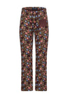 Blue Seven Mini Girl Floral Pocket Legging, Wine