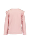 Blue Seven Mini Girl Heart Long Sleeve Top, Pink