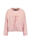 Blue Seven Mini Girl Ballet Shoe Long Sleeve Sweater, Pink