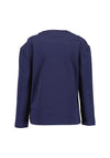 Blue Seven Mini Girl Teddy Long Sleeve Top, Navy