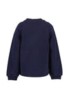 Blue Seven Mini Girl Teddy Long Sleeve Sweater, Navy