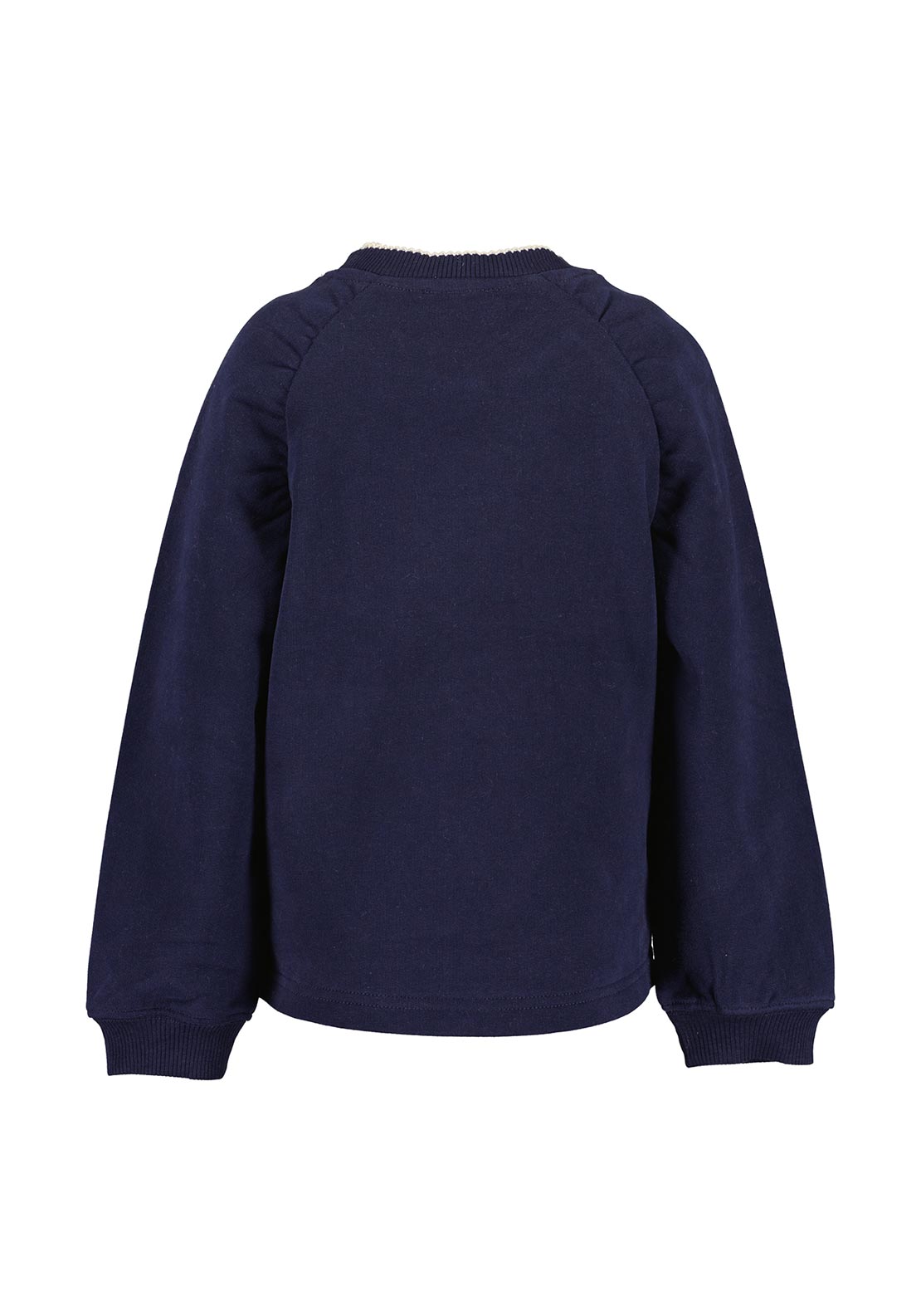 Blue Seven Mini Girl Teddy Long Sleeve Sweater, Navy