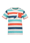 Blue Seven Mini Boy Stripe Short Sleeve Tee, Multi