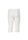 Blue Seven Mini Girl Ribbed Capri Short, White