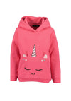 Blue Seven Mini Girl Unicorn Long Sleeve Hoodie, Pink