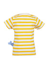 Blue Seven Baby Boy Stripe Short Sleeve Tee, Yellow