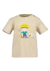 Blue Seven Baby Boy Farm Short Sleeve Tee, Beige