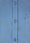 Andre Boston Long Sleeve Geo Print Shirt, Blue & Green