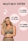 Naturana Side Smoother Non Wire Bra, Beige