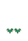 Burren Jewellery Five Points To Love Earrings, Gold