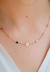 Burren Jewellery Disk Jockey Necklace, Gold