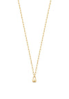 Burren Jewellery Locking For Love Necklace, Gold