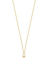 Burren Jewellery Locking For Love Necklace, Gold