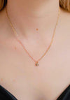 Burren Jewellery Locking For Love Necklace, Gold