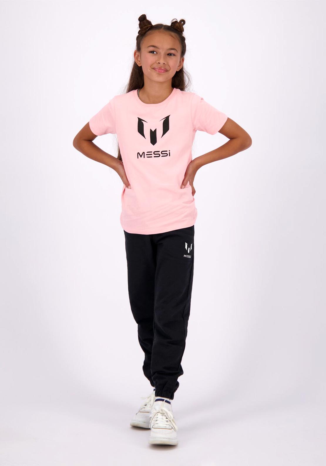 Vingino X Messi Ten Short Sleeve Tee, Active Pink